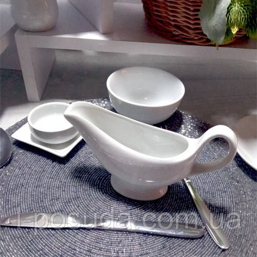 Маленький порцеляновий соусник 100 мл професійний столовий посуд, фото 1