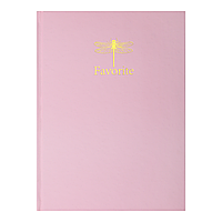 /Книга канцелярська FAVOURITE PASTEL А4 96 арк клітинка офсет твламинированная рожева обкладинка