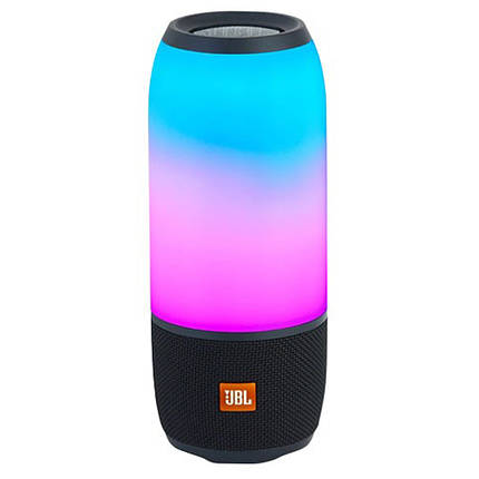 Портативна бездротова bluetooth колонка JBL Pulse 3 з підсвічуванням Акустика з мікрофоном Радіо Power Bank, фото 1