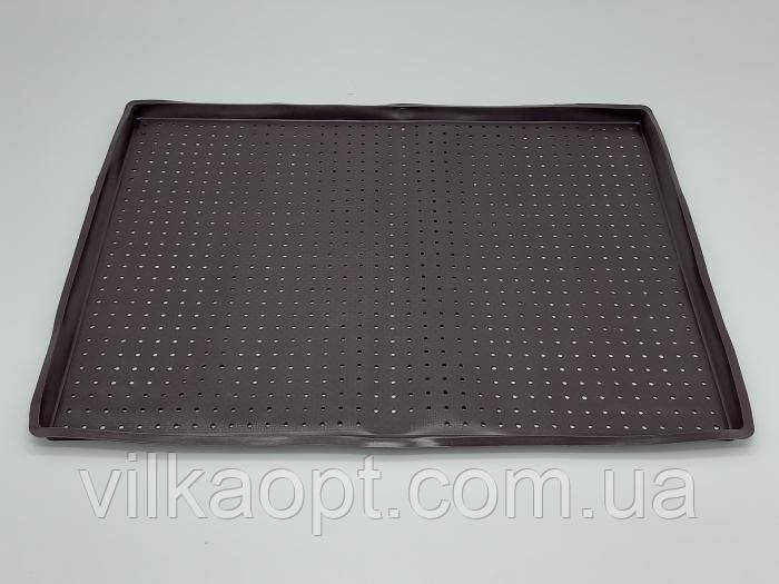 Силиконовый противень коврик для выпечки перфорированный прямоугольный с бортиком 30 * 40 cm H 1 cm - фото 2 - id-p964255113