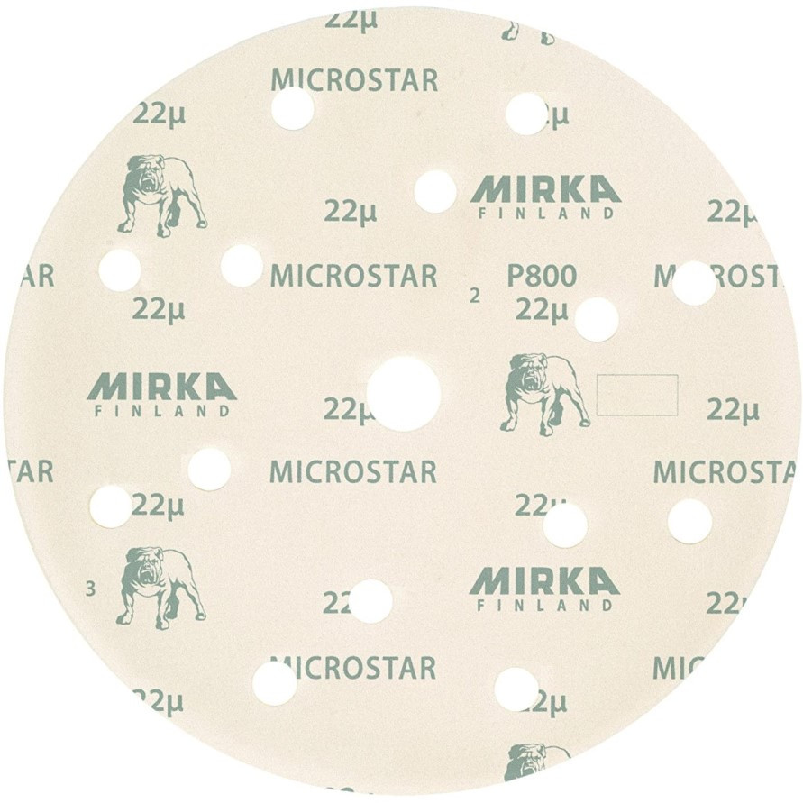 Шліфувальний круг Mirka Microstar P1200 Ø150 мм 15 отворів, фото 1