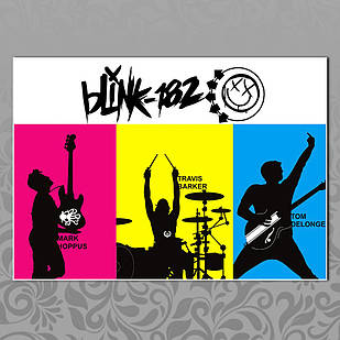 Плакат А3 Рок Blink-182