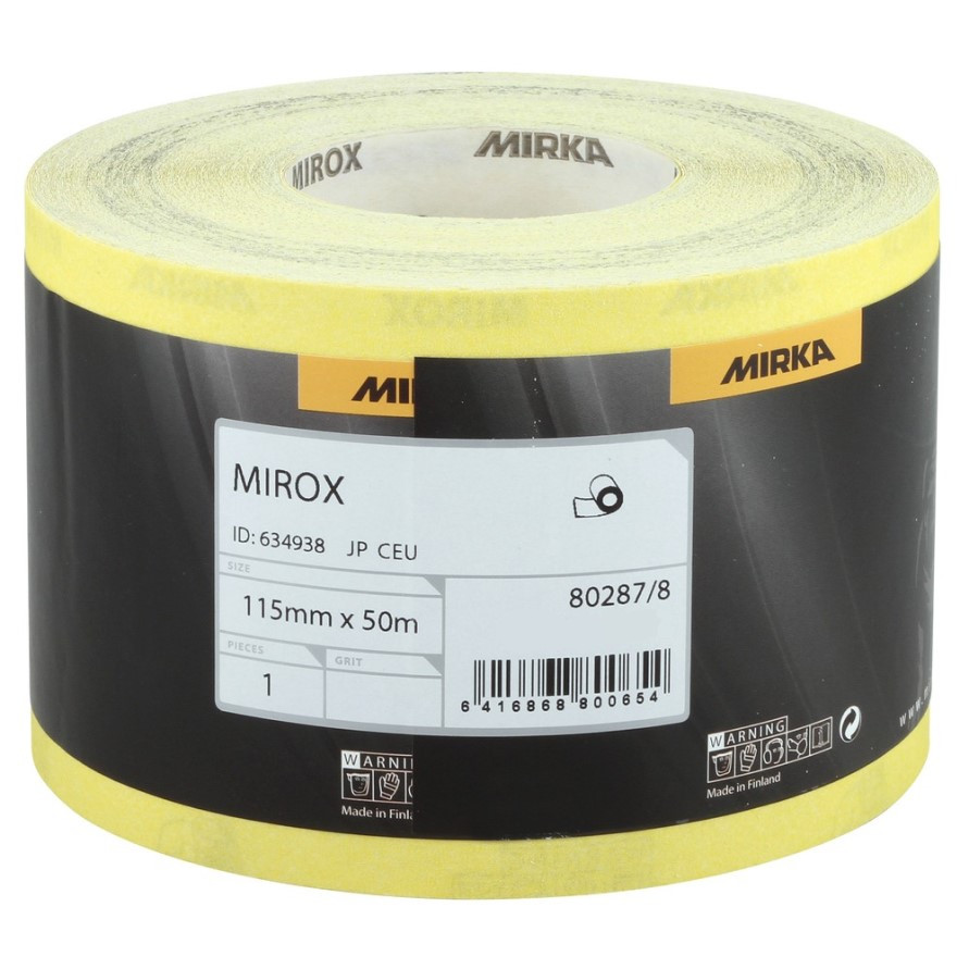Наждачний папір у рулоні Mirka Mirox P180 115 мм x 50 м, фото 1