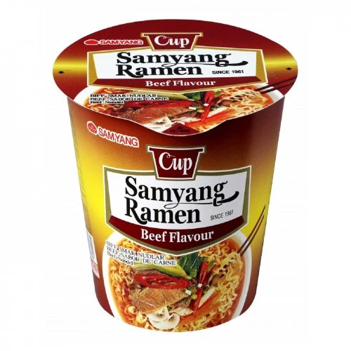 Корейський рамон зі смаком яловичини, TM Samyang, 65 г.!!!Знижка (термін до 02.2025)