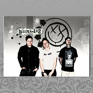 Плакат А3 Рок Blink-182 002