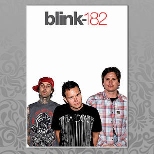 Плакат А3 Рок Blink-182 004