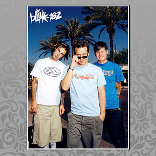 Плакат А3 Рок Blink-182 005