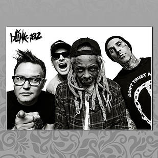 Плакат А3 Рок Blink-182 006