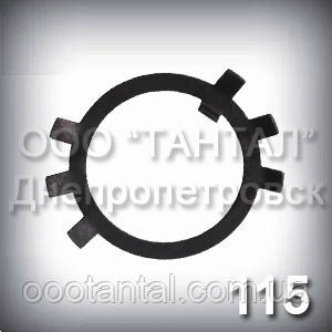Шайба 115 ГОСТ 11872-89 стопорна багатолапчаста