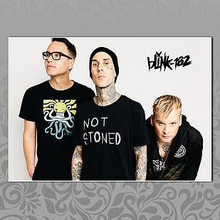 Плакат А3 Рок Blink-182 008