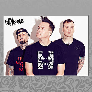 Плакат А3 Рок Blink-182 009