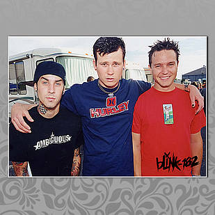Плакат А3 Рок Blink-182 010