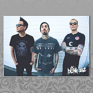 Плакат А3 Рок Blink-182 011