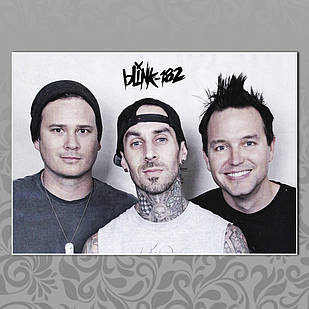 Плакат А3 Рок Blink-182 012