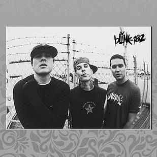 Плакат А3 Рок Blink-182 013