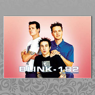 Плакат А3 Рок Blink-182 014