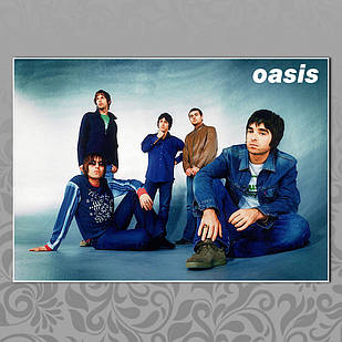 Плакат А3 Рок Oasis 002