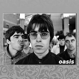 Плакат А3 Рок Oasis 003