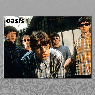 Плакат А3 Рок Oasis 004