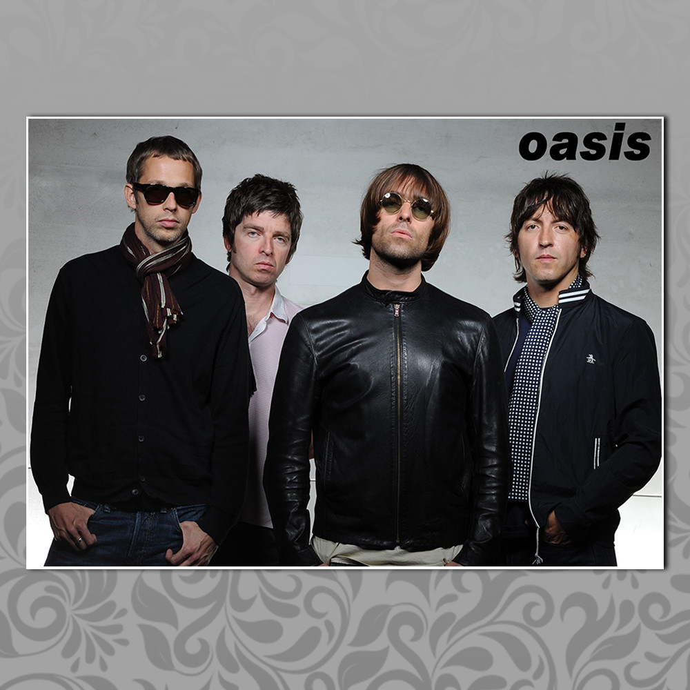 Плакат А3 Рок Oasis 005, фото 1