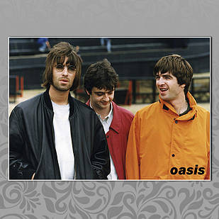 Плакат А3 Рок Oasis 009