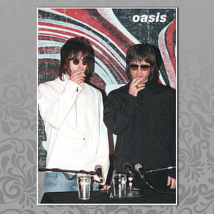 Плакат А3 Рок Oasis 011