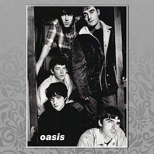 Плакат А3 Рок Oasis 012