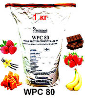 Протеїн WPC 80 Ostrowia Milkiland 1 кг Сироватковий білок