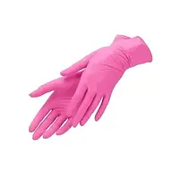 Нітрилові рукавички, Ceros TM Fingers (M/100 шт.) Рожеві