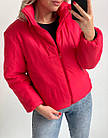 Куртка жіноча зефирка (42, 44, 46, 48) (колір: графіт, чорний, мокко, оливка, червоний) СП, фото 10