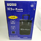 Активна акустична колонка Su-Kam BT100D + 1 бездротовий мікрофон | Колонка-валіза | Бездротова колонка, фото 7