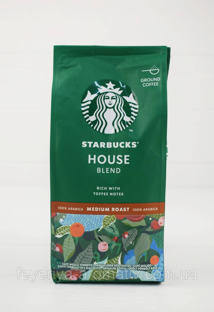 Кава мелена Starbucks House Blend 200г (Португалія)