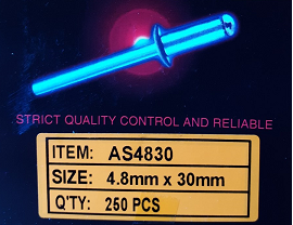 Алюмінієва витяжна заклепка. Ø 4.8 mm * 30 mm