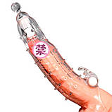 Насадка з вібрацією для збільшення пеніса Crystal Skin Penishulle Vibro - Прозорий, фото 2