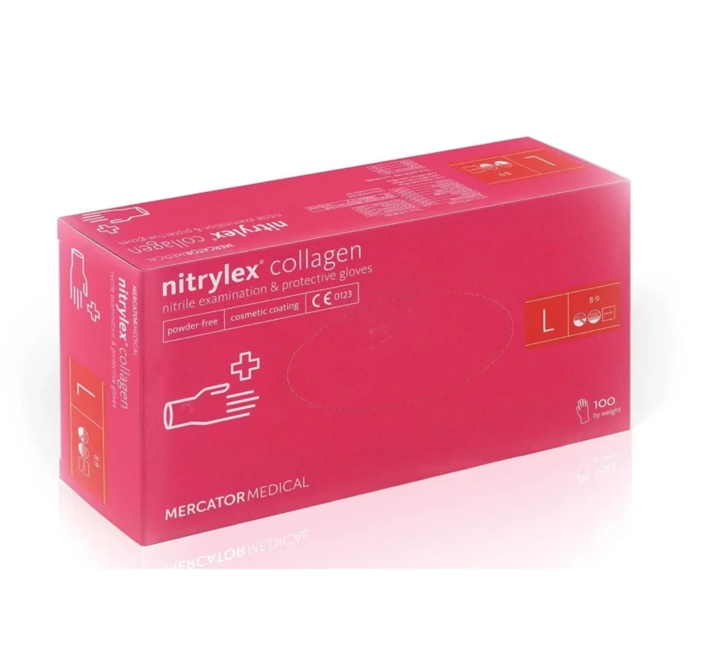 Нитриловые перчатки , Mercator Medical Nitrylex L (100шт/уп) (ID ...