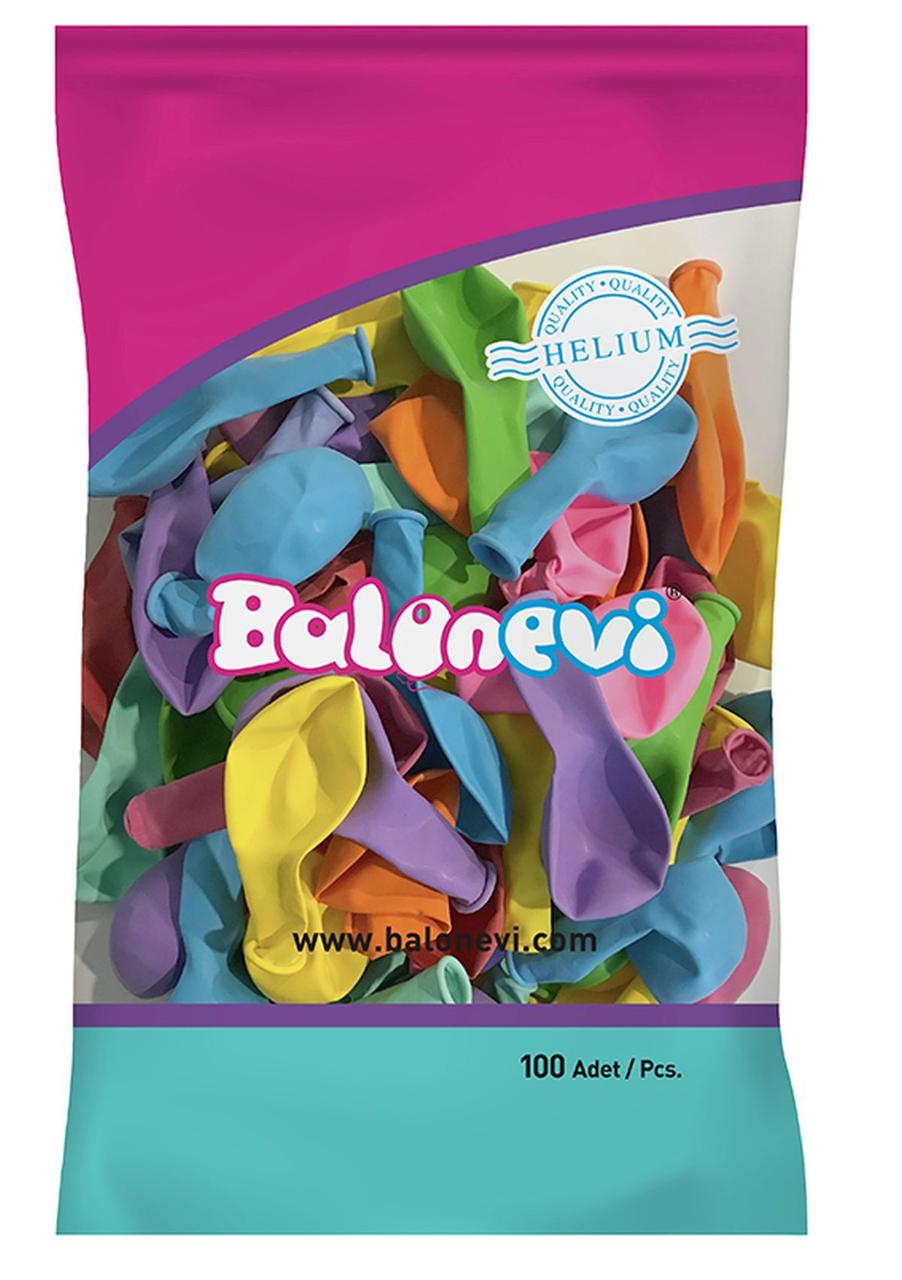 Латексна кулька Balonevi асорті (AS01) 10" (25 см) 1 шт