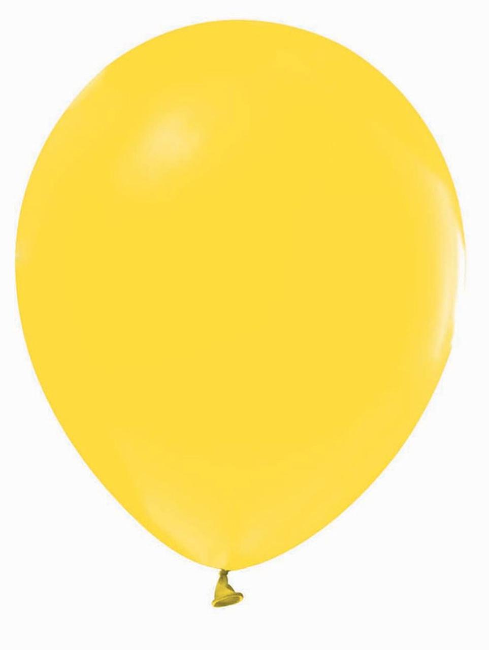 Латексна кулька Balonevi жовта (P02) 10" (25 см) 1 шт