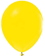 Латексна кулька Balonevi жовта (P02) 12" (30 см) 1 шт