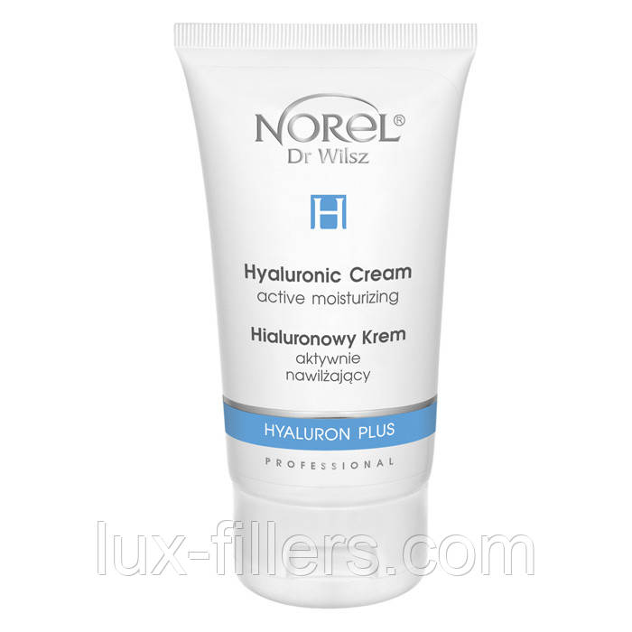 Зволожувальний крем із гіалуроновою кислотою Norel Hyaluron Plus Hyaluronic Cream Active Moisturizing 150 мл
