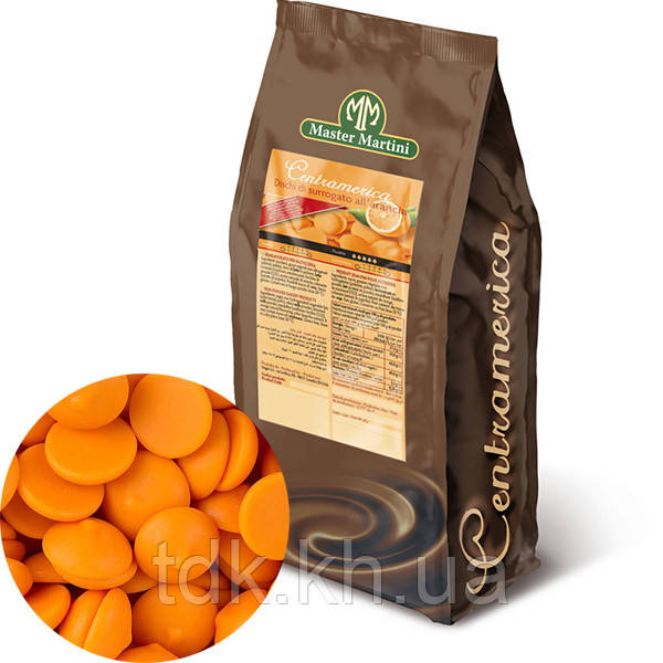 Глазур АПЕЛЬСИНОВА Master Martini Centramerica Arancio Dischi 1кг