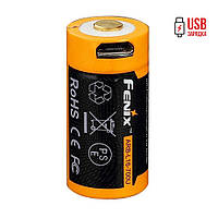 Акумулятор 16340 Fenix 700 mAh Li-ion micro usb зарядка