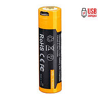 Акумулятор 18650 Fenix 3500 mAh ARB-L18-3500U micro usb зарядка