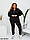 Стильный женский спортивный костюм на флисе Большого размера, фото 6