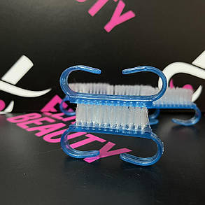 Щітка-змітка для манікюру (синя), фото 3