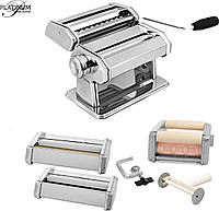 Pasta Maker Deluxe 5in1 - Макаронная машина с 3 сменными головками для 5 различных макаронных изделий