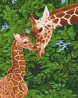 Розмальовка для дорослих ArtCraft Жирафеня з мамою (ACR-11637-AC) 40 х 50 см (Без коробки)
