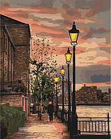 Картина по номерам ArtCraft Набережная Темзы Англия (ACR-10584-AC) 40 х 50 см (Без коробки)