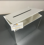 Ящик на весілля для грошей з фанери та пластику, коробка бокс для грошей Manific Decor, фото 2