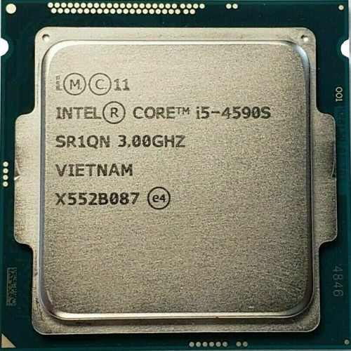 Intel Core i5 4590S 3.0-3.7GHz/6M/65W Socket 1150 Процесор для ПК SR1QN, фото 1