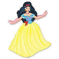 Фольгована кулька міні-фігура Білосніжка 36х25см Flexmetal